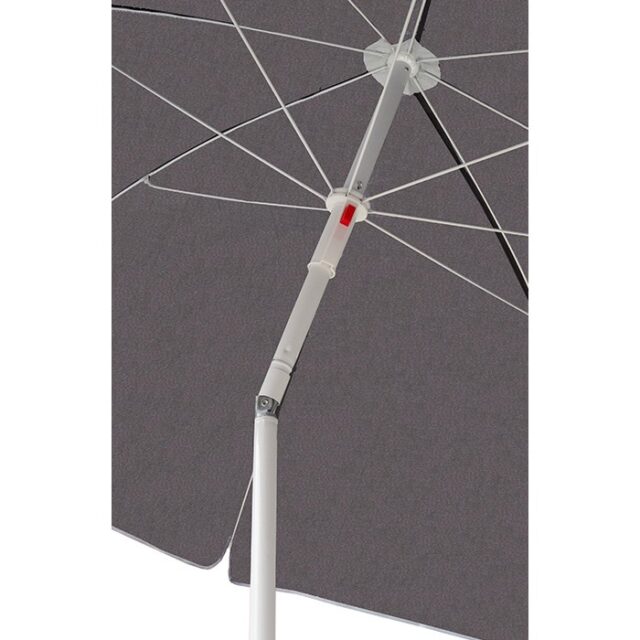 Foldable Beach Umbrella Black Forest, 1.8m Grey - imagine 7