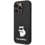 Karl Lagerfeld KLHMP14XSNCHBCK iPhone 14 Pro Max 6,7" hardcase black Silicone Choupette MagSaf - imagine 2