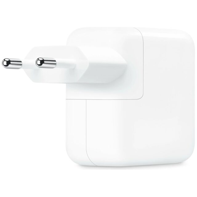 Wall Charger Apple MKU63ZM/A 35W 2x USB-C white - imagine 2