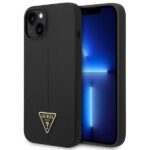 Guess GUHCP14MSLTGK iPhone 14 Plus / 15 Plus 6.7" black hardcase Silicone Triangle