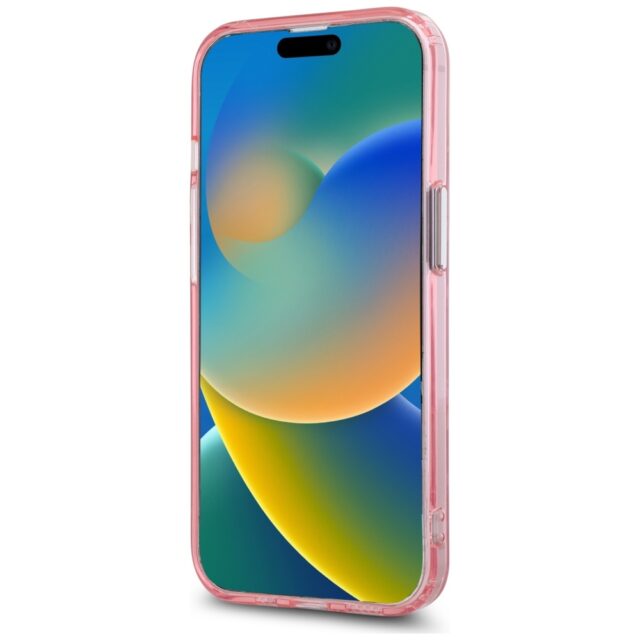 Karl Lagerfeld KLHMP15SHMCKMHP iPhone 15 6.1"pink IML Monogram Karl&Choupette Head MagSafe - imagine 5