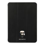 .Karl Lagerfeld KLFC11OKMK iPad 11" Pro 2021 Book Cover black Saffiano Karl Iconic
