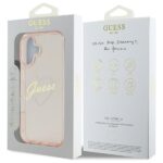 Guess GUHCP16SHCHGSPP iPhone 16 6.1" pink hardcase IML Heart - imagine 8
