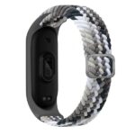 Beline Mi Band 10/9/8 Nylon Strap Black-White - imagine 2