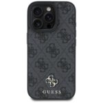 Case Guess HC PU 4G Small 4G and Classic for iPhone 16 Pro Max MagSafe black - imagine 3