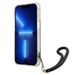 Guess GUHCP13LHFLSB iPhone 13 Pro / 13 6,1" blue hardcase Flower Strap - imagine 5