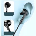 AWEI PC-7T USB-C 1.2m stereo headphones black - imagine 4