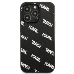Karl Lagerfeld KLHCP13LPULMBK3 iPhone 13 Pro / 13 6,1" hardcase black Allover - imagine 3