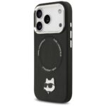 Karl Lagerfeld Choupette Pin MagSafe Case for iPhone 17 Pro Max Black - imagine 2