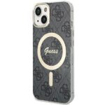 Guess GUHMP15MH4STK iPhone 15 Plus/ 14 Plus 6.7" black hardcase 4G MagSafe
