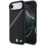 BMW M Tricolor Metal Logo MagSafe Case for iPhone Air Black