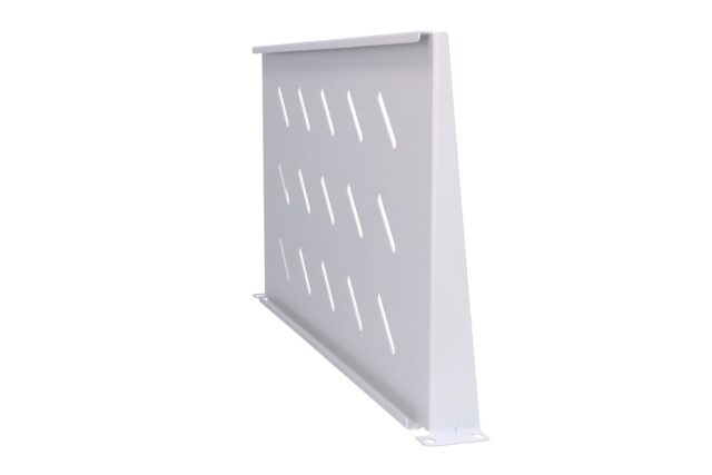 Extralink 1U 350mm Gray | Shelf | 19", for wall cabinets - imagine 4