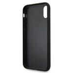 Guess GUHCI65G4GFBR iPhone Xs Max brown hard case 4G Metal Gold Logo - imagine 7