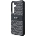 DKNY DKHCS24MPRTHSLK S24+ S926 black hardcase Leather Mono Stripe & Metal Logo - imagine 6