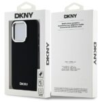 DKNY DKHMP15XPSCMCLK iPhone 15 Pro Max 6.7" black hardcase Plain Logo MagSafe - imagine 8