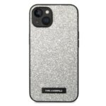 Karl Lagerfeld KLHCP14MG2ELS iPhone 14 Plus / 15 Plus 6,7" hardcase silver Glitter Plaque Log - imagine 3