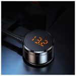 3MK Car Power Splitter 120W PD QC PPS 3xUSB-A 1xUSB-C 3xDC Black - imagine 5