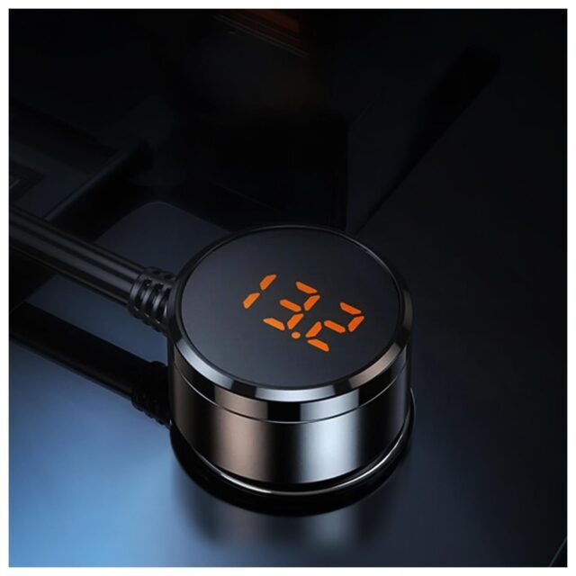 3MK Car Power Splitter 120W PD QC PPS 3xUSB-A 1xUSB-C 3xDC Black - imagine 5