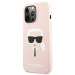 Karl Lagerfeld KLHCP13LSLKHLP iPhone 13 Pro / 13 6,1" light pink hardcase Silicone Karl`s - imagine 2