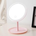 Extralink Lifestyle | Cosmetic mirror | LED backlight, pink - imagine 3
