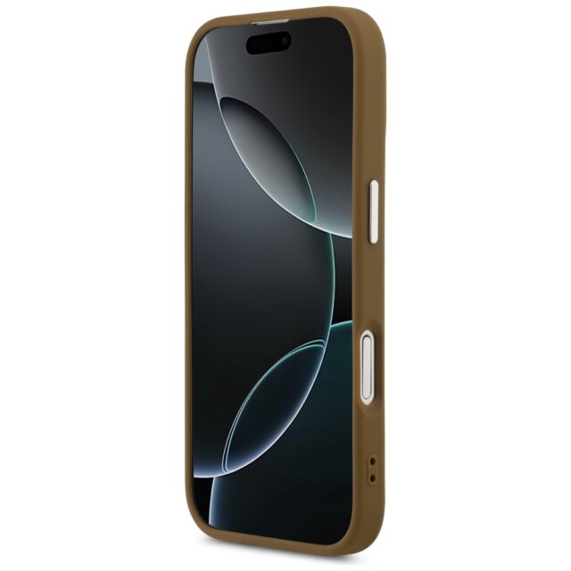 Guess Triangle Logo MagSafe case for iPhone 17 brown - imagine 5