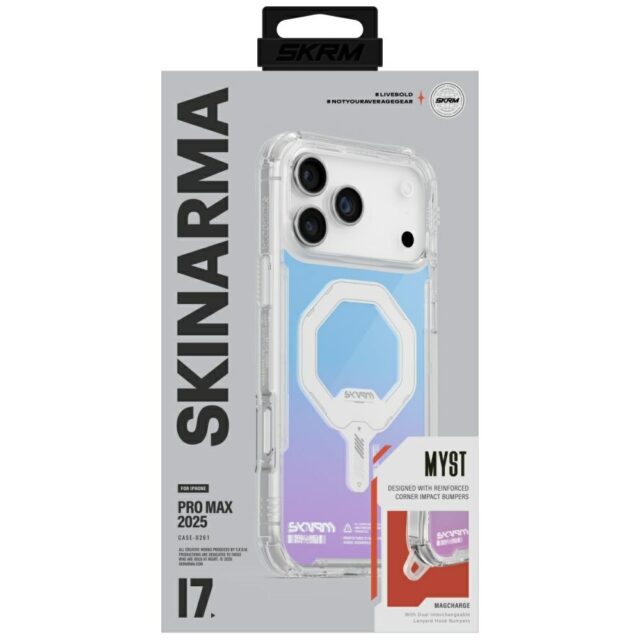 Skinarma Myst case for iPhone 17 Pro Max Magnetic Charging hologram - imagine 5