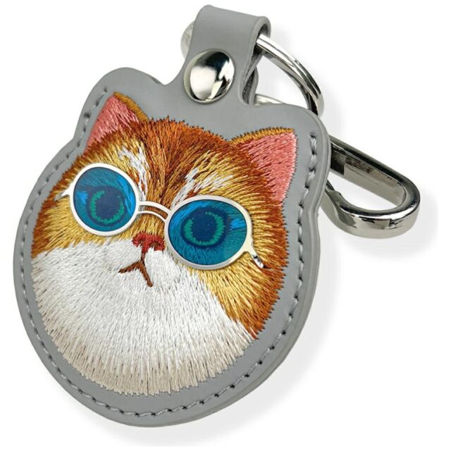 Case locator Nimmy Glasses Cool   Cat grey - imagine 5