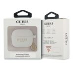 Guess GUA3LSC4EG AirPods 3 cover grey Silicone Charm 4G Collection - imagine 3