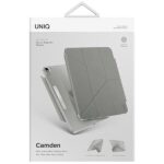 UNIQ Camden Bookcase iPad 10 gen. (2022) grey fossil Antimicrobial - imagine 6