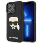 Karl Lagerfeld KLHCP13LKH3DBK iPhone 13 Pro / 13 6,1" black hardcase 3D Rubber Karl`s Head