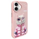 Nimmy case iPhone 16 6.1" pink Cool&Cute 2.0 Cat - imagine 2