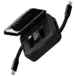 Cable Bazic GoCharge Loop 5in1 Lightning, USB-A, Micro USB 1m black