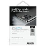 UNIQ Optix Aluminum Camera Lens Protector iPhone 14 6.1" /14 Plus 6.7" sterling silver glass on the - imagine 4