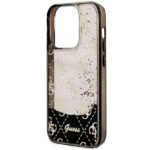 Guess GUHCP14LLC4PSGK iPhone 14 Pro 6.1" black hardcase Liquid Glitter 4G Transculent - imagine 6