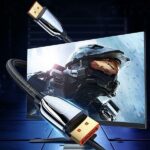 USAMS DP - DP 1.4 HD Cable U75 3.0m black 8K HD SJ533DP01 (US-SJ533) - imagine 2