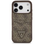 Case Guess 4G Double Card Triangle for iPhone 17 Pro brown - imagine 3
