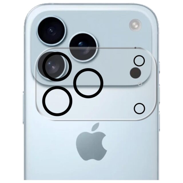 3MK Lens Pro FullCover Camera Lens Protection for Apple iPhone 17 Pro Max - imagine 2