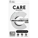 CARE by PanzerGlass Flagship Urban Combat Black QI Case for Samsung Galaxy S25 Ultra Transparent - imagine 4