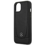 Mercedes MEHCP15SARMBK iPhone 15 / 14 / 13 6.1" Black Hardcase Leather Urban - imagine 6