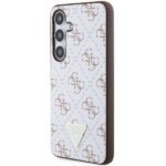 Guess GUHCS24SPG4GPH S24 S921 white hardcase 4G Triangle - imagine 2