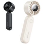 Hand fan USAMS Mini ZB352 1200mAh folding black - imagine 3