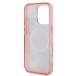 Guess GUHMP16LHFWBDCEP iPhone 16 Pro 6.3" pink hardcase IML Flower & Tonal Circle MagSafe - imagine 7
