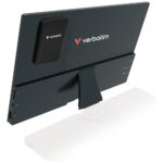 Portable Touch Monitor Verbatim LIGHT 14" FHD with 5000mAh Power Bank black 32088 - imagine 5