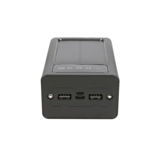 Extralink EPB-093 30000mAh Black | Powerbank | Solar Power bank, USB-C - imagine 8