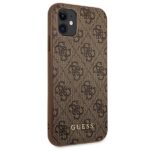 Guess GUHCN61G4GB iPhone 11 6,1" / Xr brown hard case 4G Collection - imagine 4