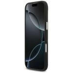 Karl Lagerfeld FW Grained Karl & Choupette Heads Pins & Logo Case for iPhone Air Black - imagine 5