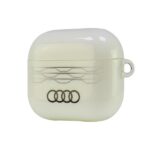 Audi IML Geometric Pattern AirPods 3 cover white AU-IMLAP3-A6/D3-WE - imagine 3