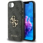 Case Guess 4G Big Logo for iPhone 16e black