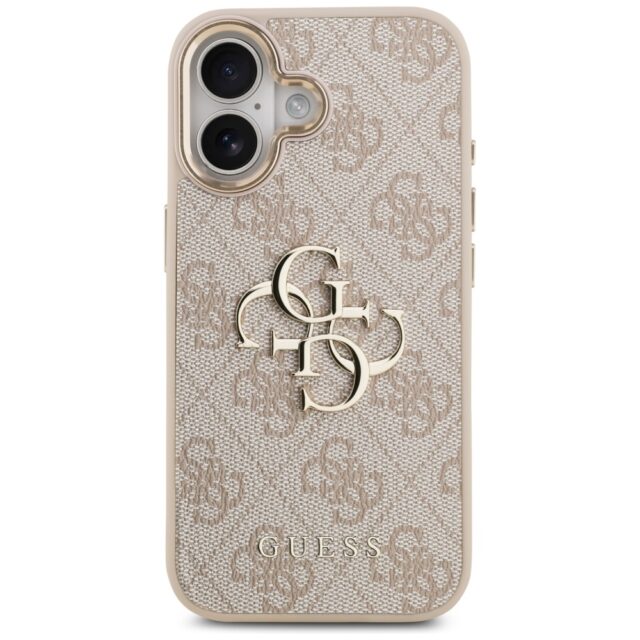 Case Guess 4G Big 4G Classic Logo for iPhone 17 pink gold - imagine 3