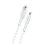 USAMS Cable U38 microUSB 4A Fast Charge for OPPO 1m white SJ375USB02 (US-SJ375)